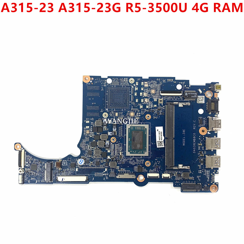 Ddr4 16Gb - ノートブックマザーボード,完全にテスト済み,Acer aspire,A315-23, A315-23G,da0z8emb8c0,nbhvt11007,R5-3500U, 4g ram,z8e,100%