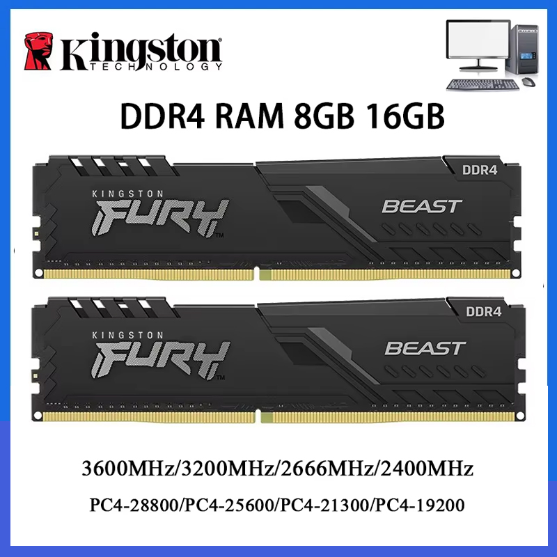 キングストン BEAST RAM DDR4 3200MHz  - Ddr4 3200 16Gb のレビューと価格
