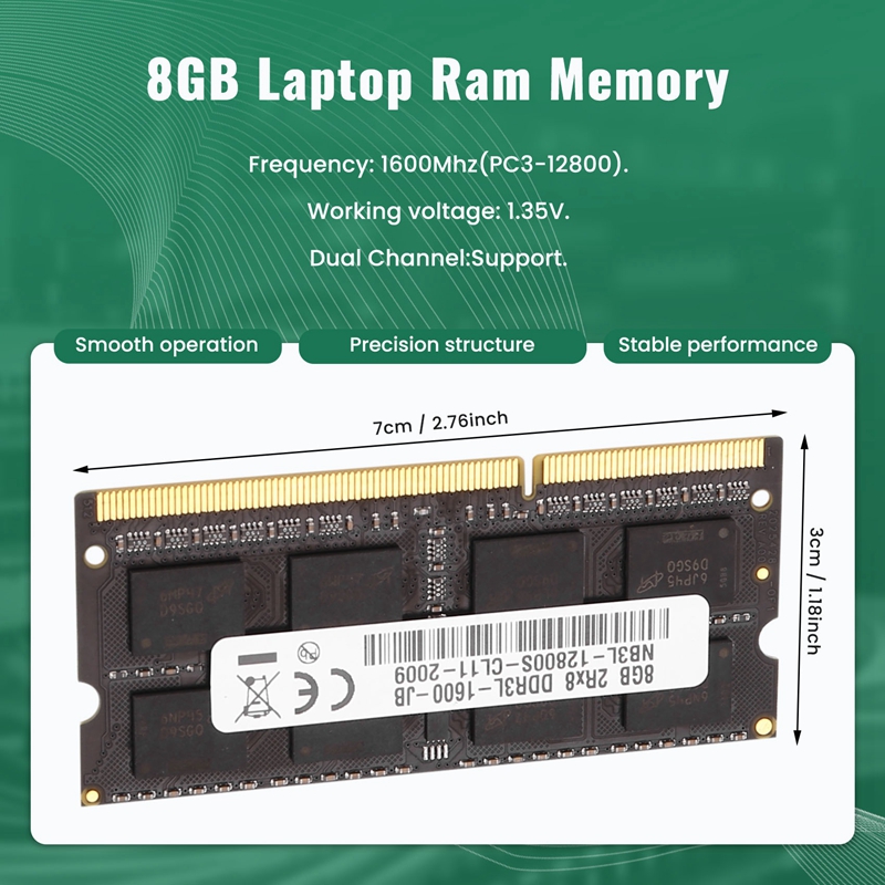 DDR3 8GB ラップトップ Ram メモリ 1600Mh - Ddr3 8Gb のレビューと価格